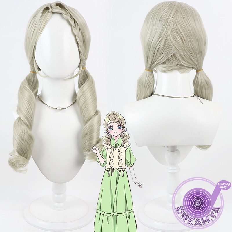 Synthetic Wigs - Kurusu Eriza Cosplay Pruik Lichtgroen Lang