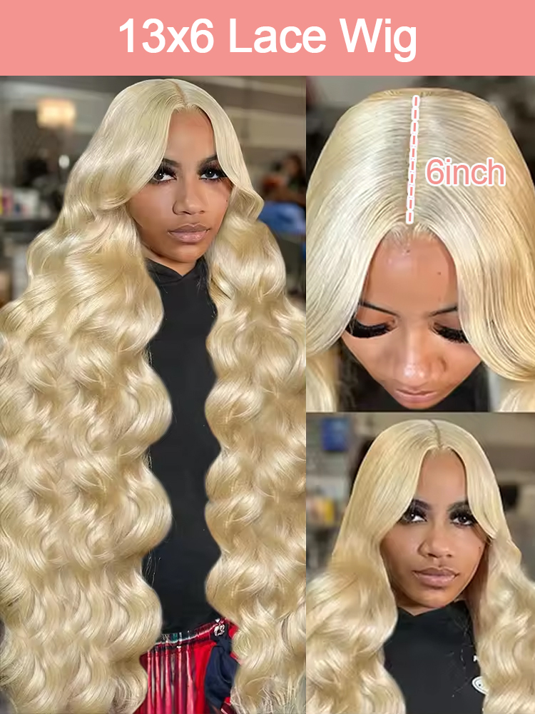 36 40 Inch 613 Honingblond Bod - 613 Blonde Body Wave Lace Front Wig recensie en prijs