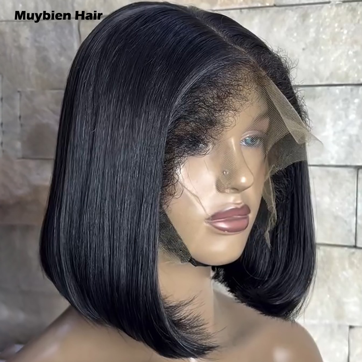 350 Density met babyhaar, supe - Glueless Wear And Go Human Hair Wig recensie en prijs
