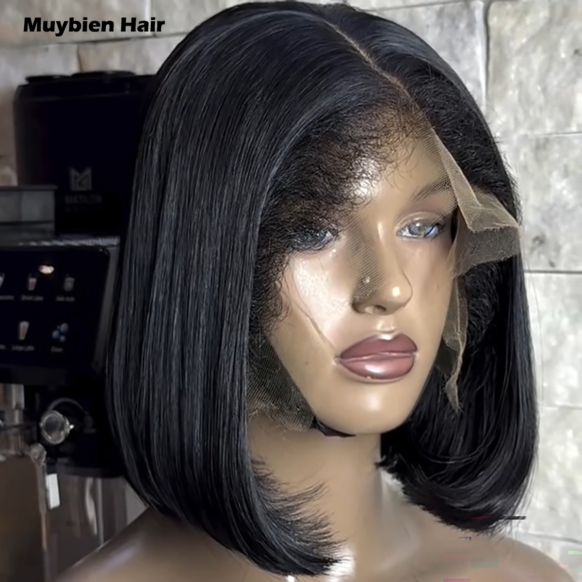 350 Density met babyhaar, supe - Glueless Wear And Go Human Hair Wig recensie en prijs