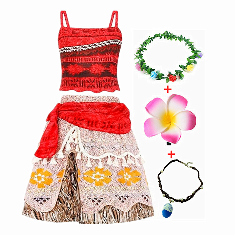 Moana Jurk voor Meisjes Cospla - Hair Bundles recensie en prijs