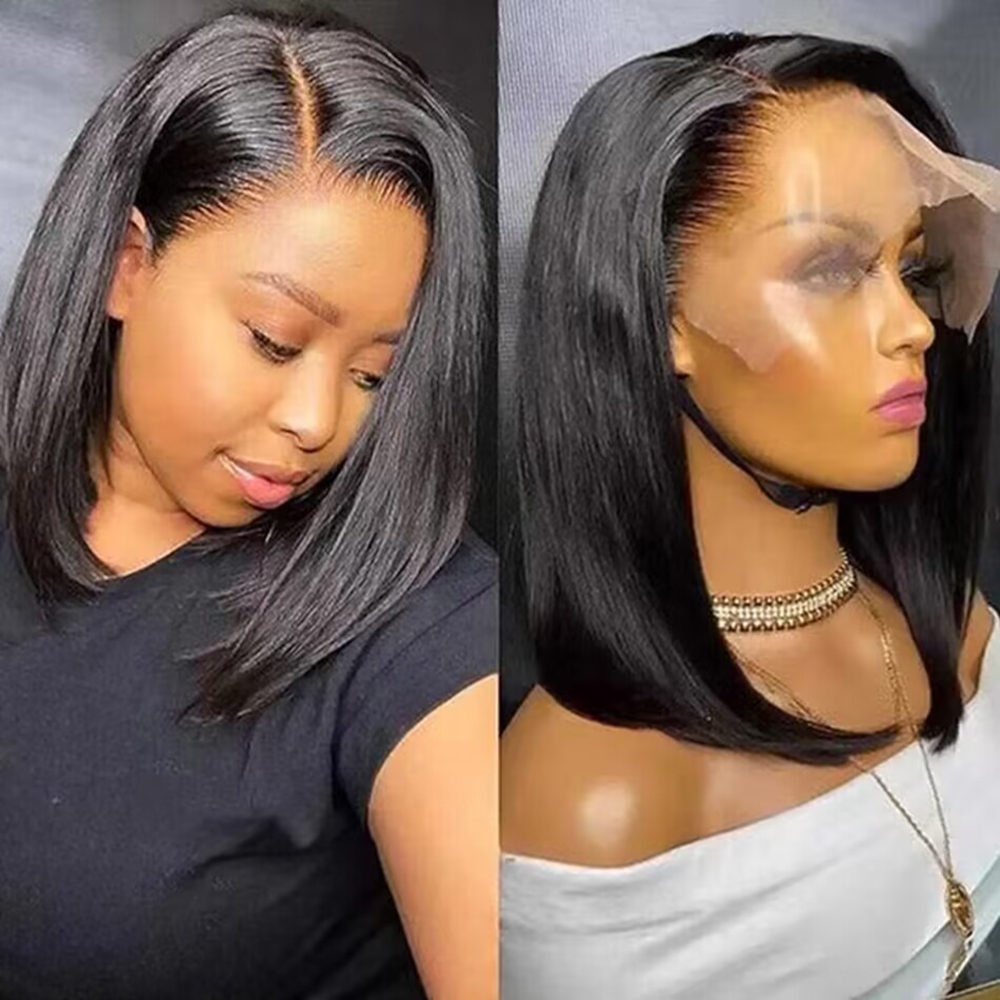 200% Dichtheid Bobpruik Echt H - Glueless Wear And Go Human Hair Wig recensie en prijs