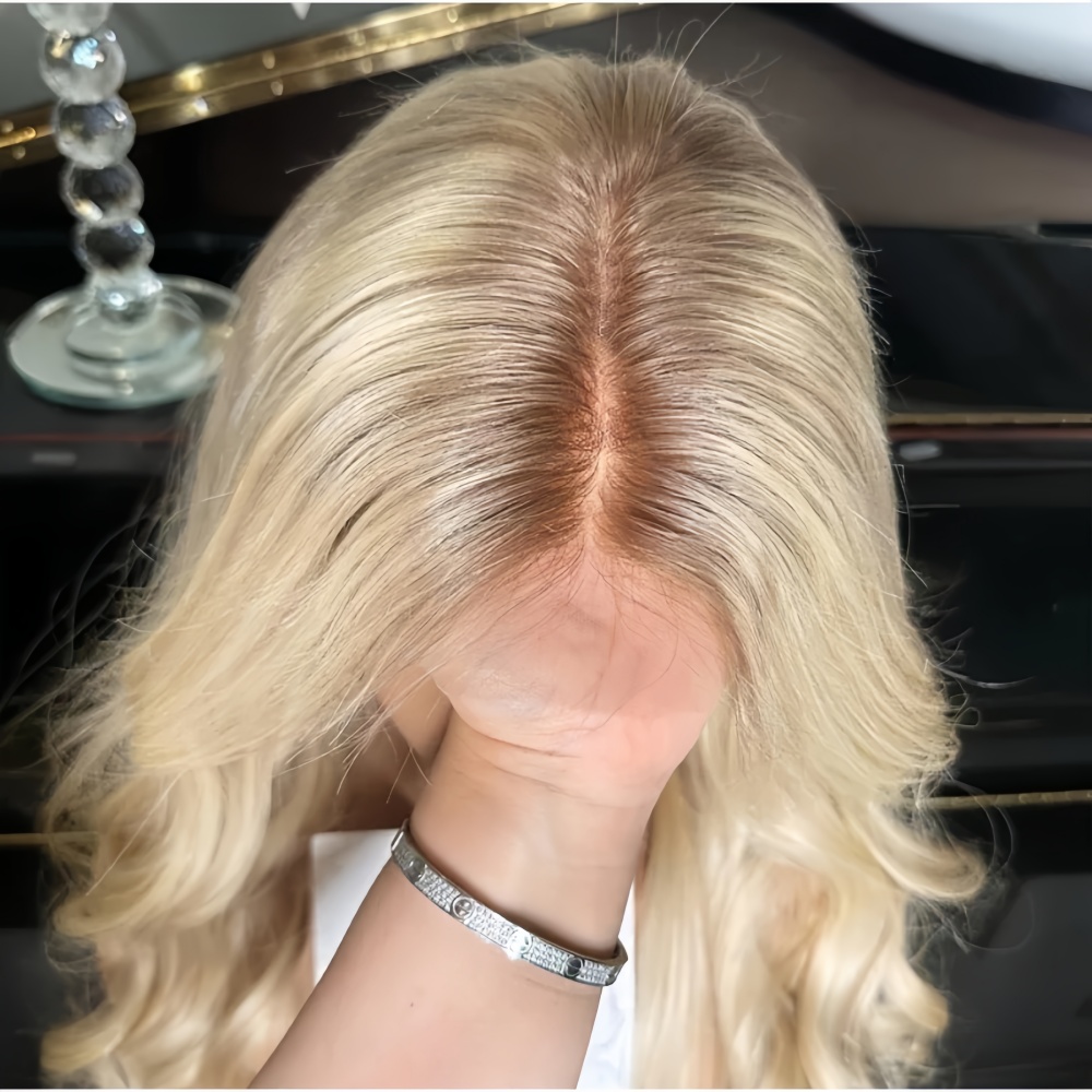 Dark Roots Ombre 613 Blonde La - 613 Blonde Body Wave Lace Front Wig recensie en prijs