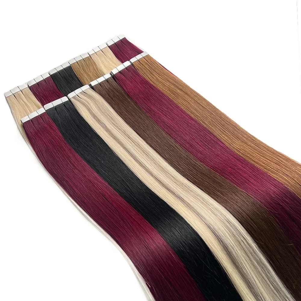 Haarverlengingen van 100% echt - Invisible Tape In Extensions Real Hair recensie en prijs