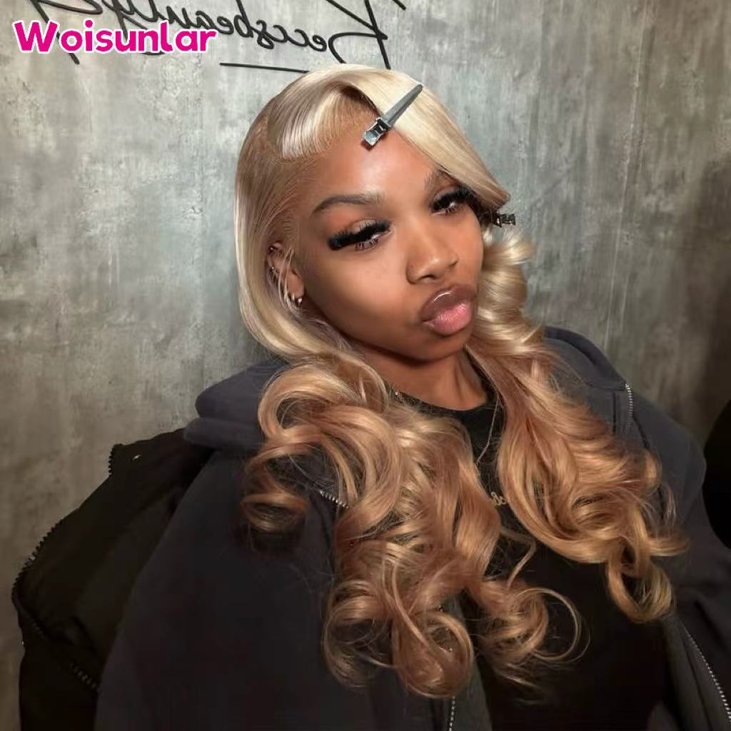 36 inch Ombre 613 en lichtblon - 613 Blonde Body Wave Lace Front Wig recensie en prijs