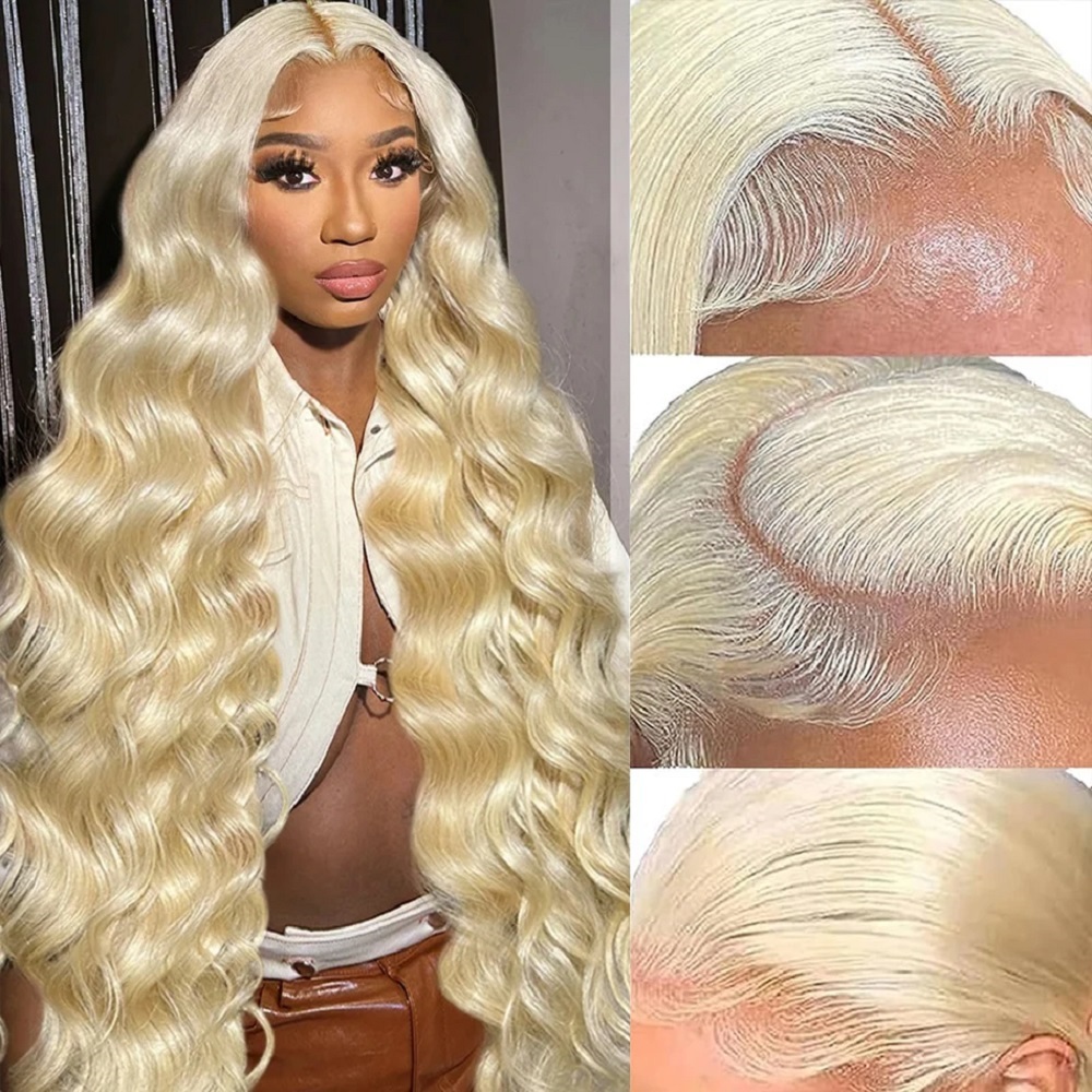 46 inch HD blonde 13x4 kantfro - Lace Front Wigs recensie en prijs