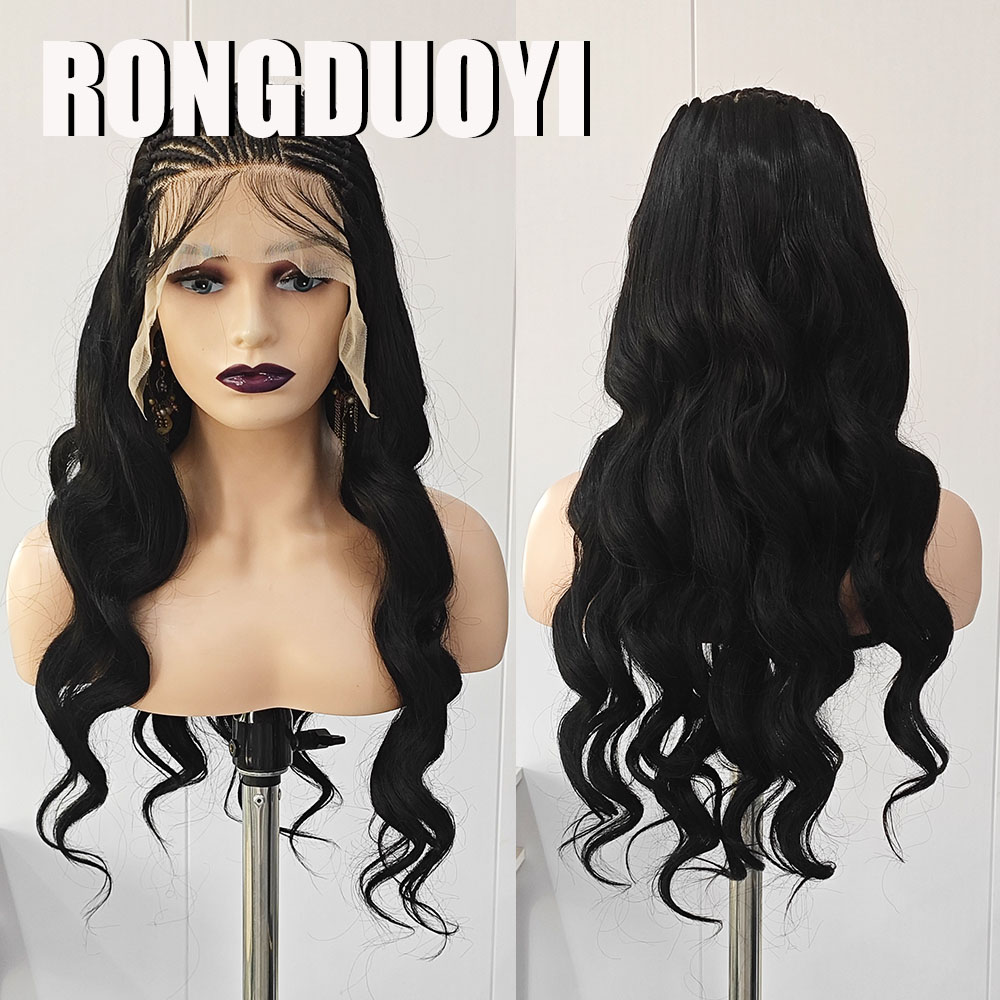 RONGDUOYI Zwart Gevlochten Gol - Synthetic Braided Wigs For Black Women recensie en prijs