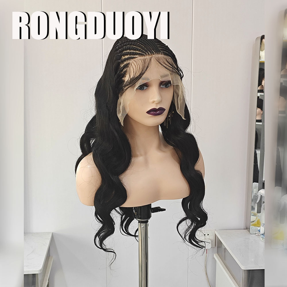 RONGDUOYI Zwart Gevlochten Gol - Synthetic Braided Wigs For Black Women recensie en prijs