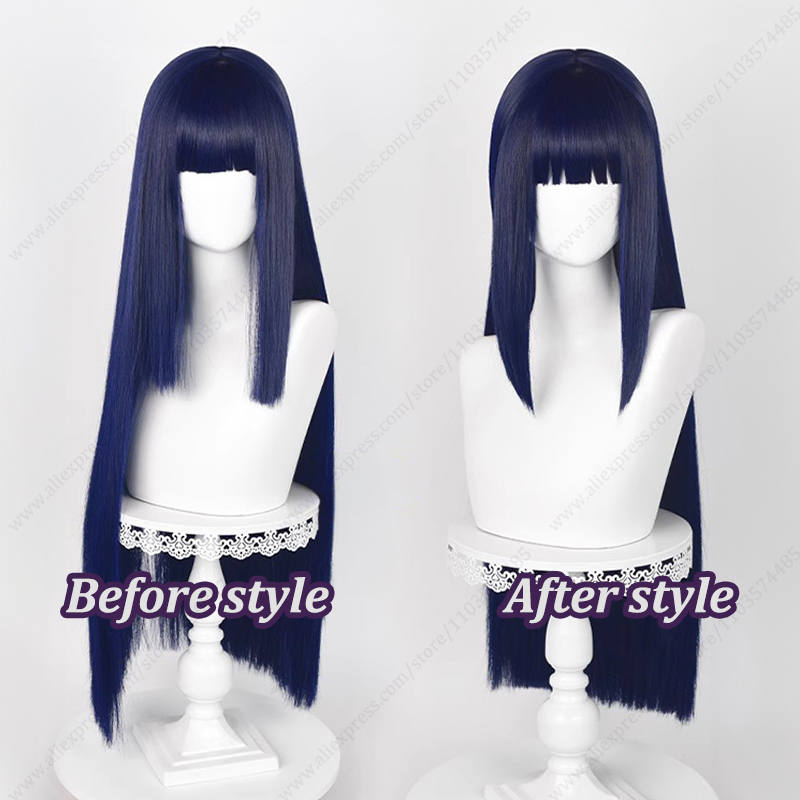 Hinata Hyuga Cosplaypruik Blau - Synthetic Braided Wigs For Black Women recensie en prijs
